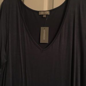 LOVESICK Low Cut Teal Blouse Size 2 (16-18)